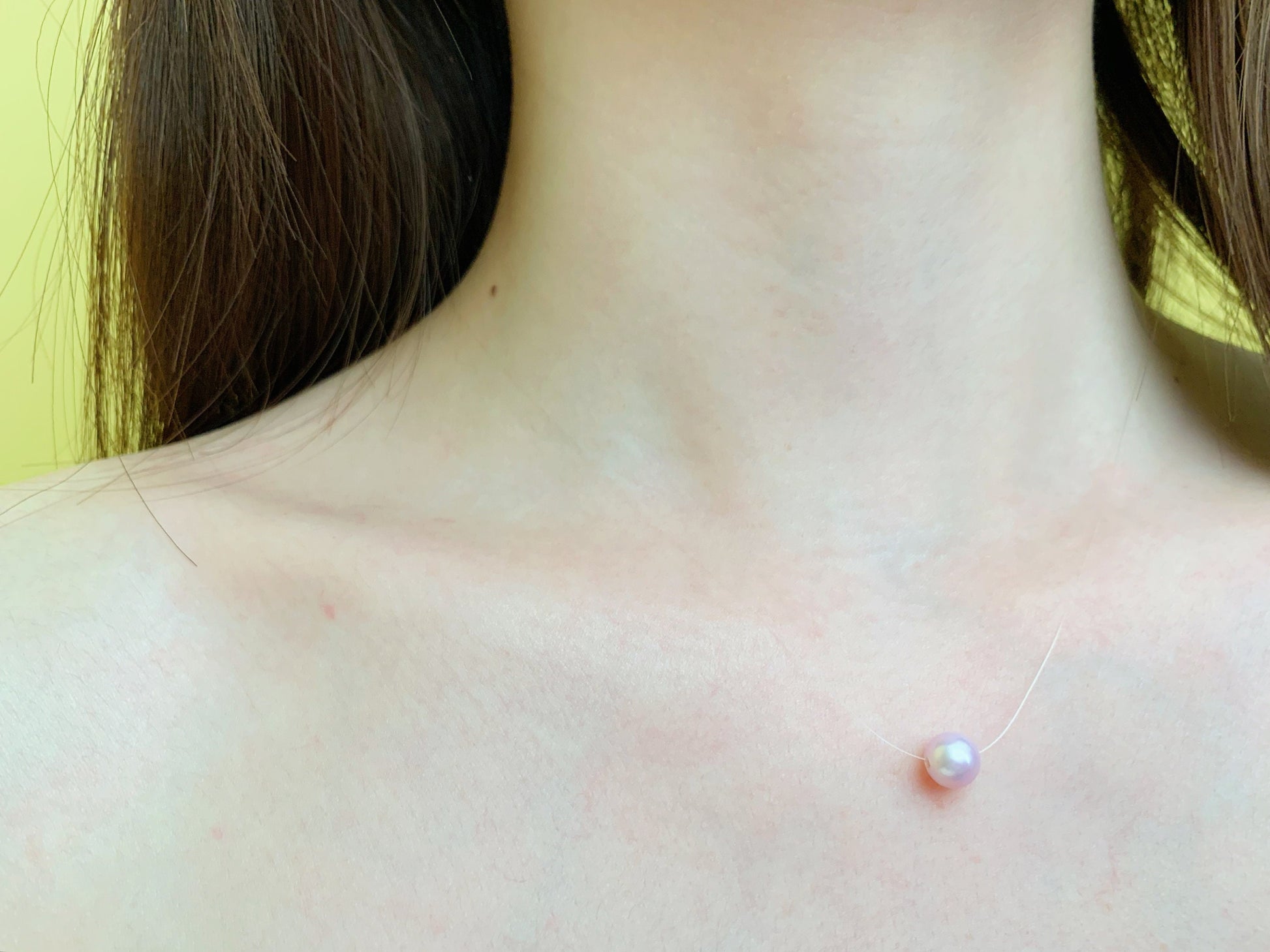 Floating Choker Pearl Necklace