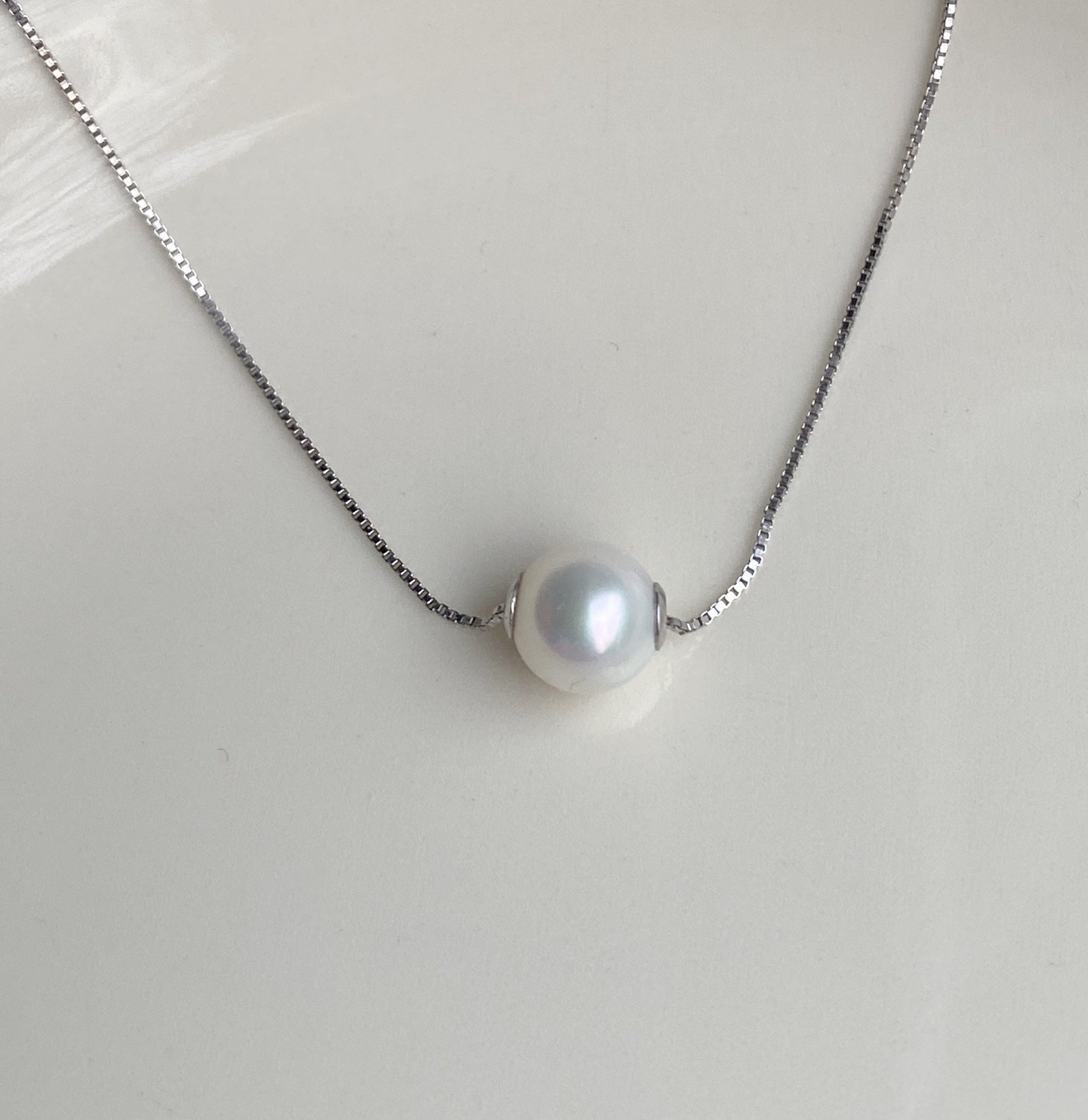 Mia Single Pearl Necklace