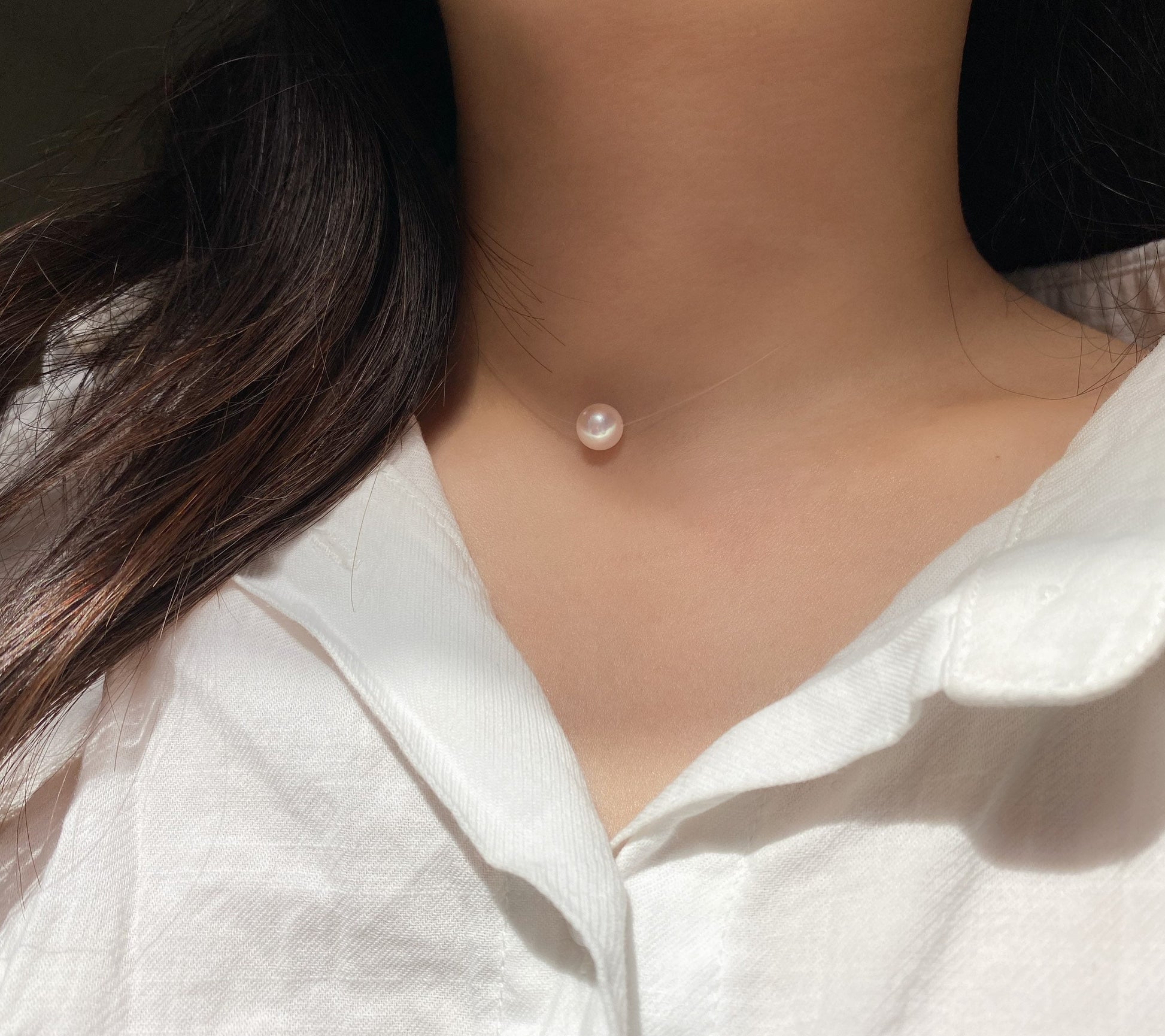 Floating Choker Necklace