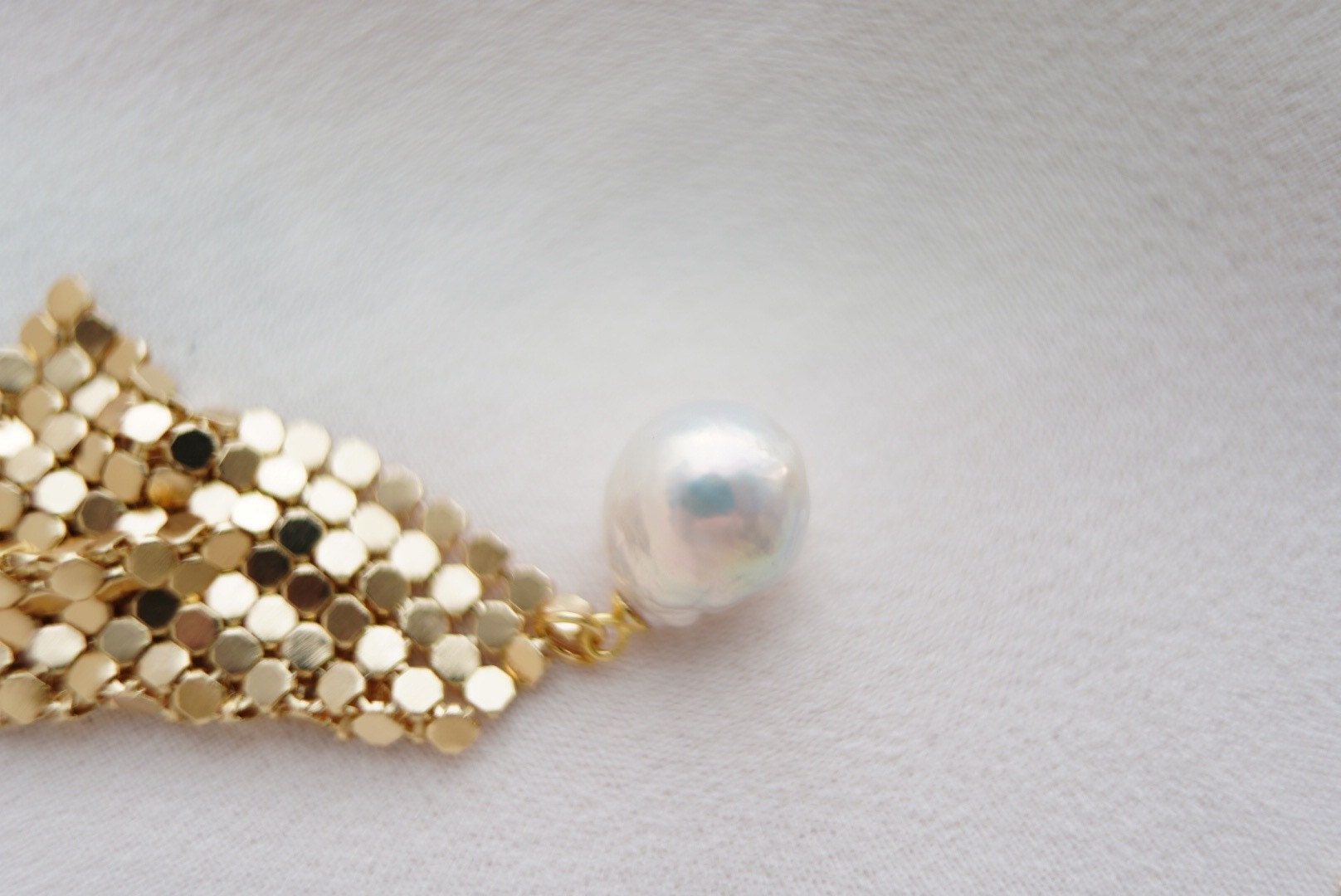 Gatsby Earring with Akoya Pearl