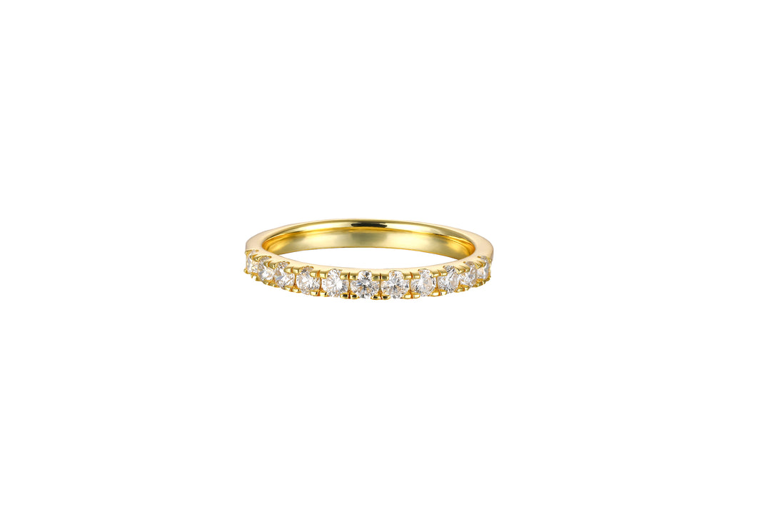 Pave Band diamond ring