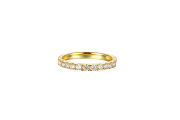 Pave Band diamond ring