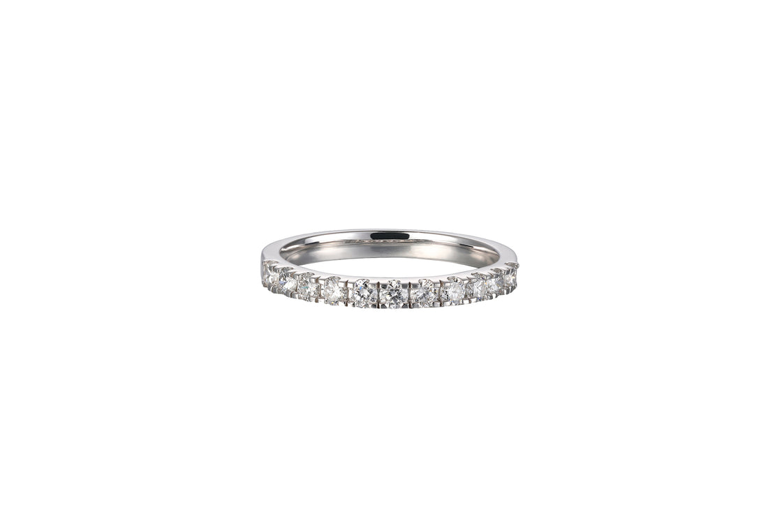 Pave Band diamond ring