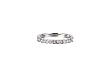 Pave Band Diamond Ring