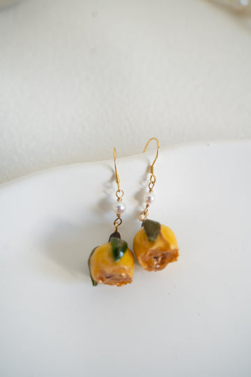 Rose Bible Earring