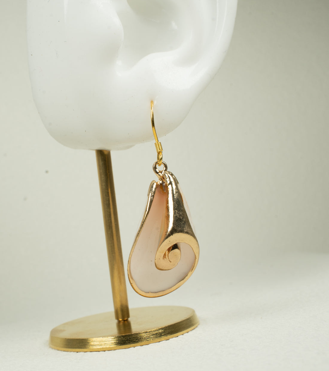 Spiral conch Earring