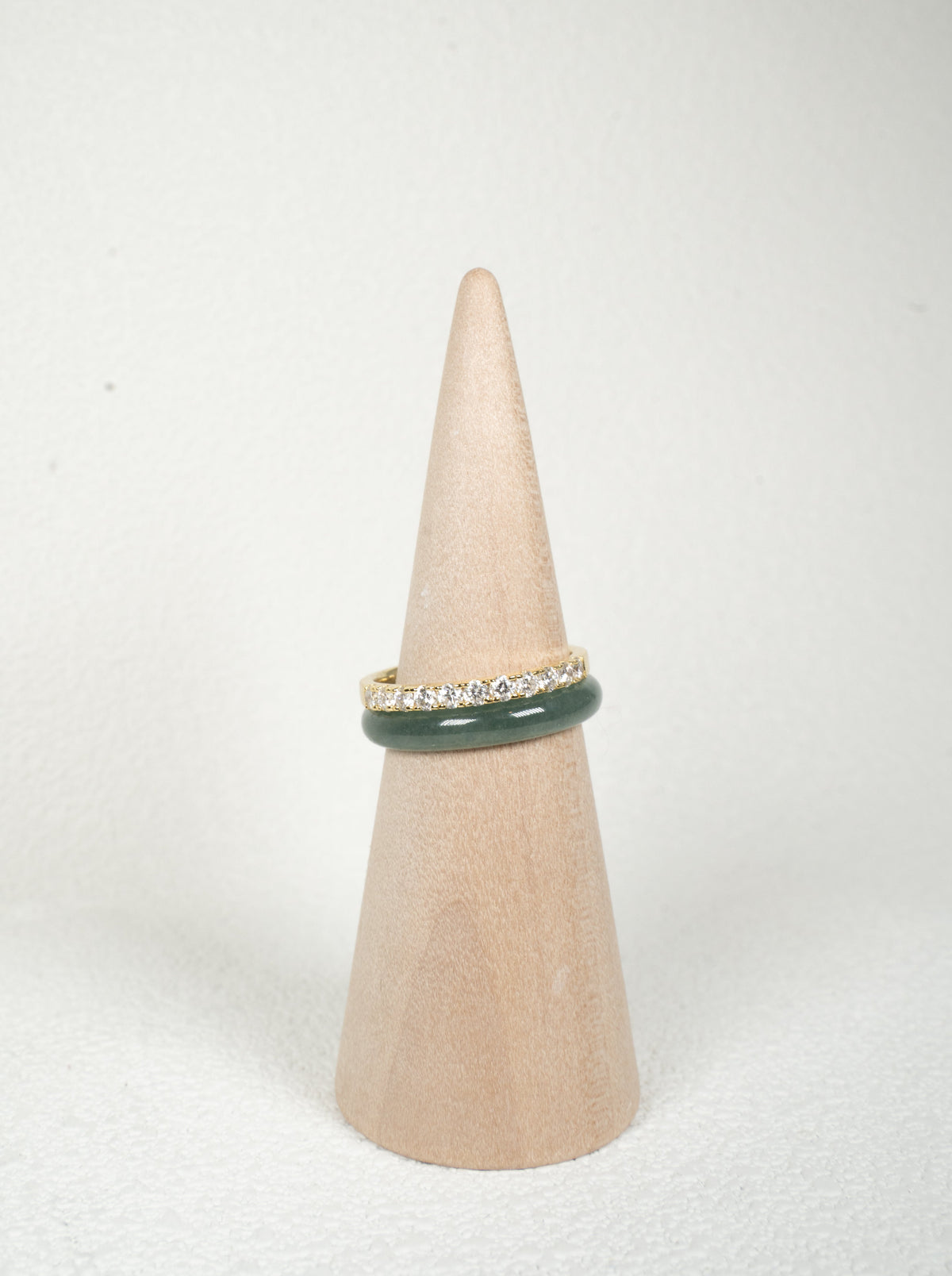 Pave Band Diamond Ring