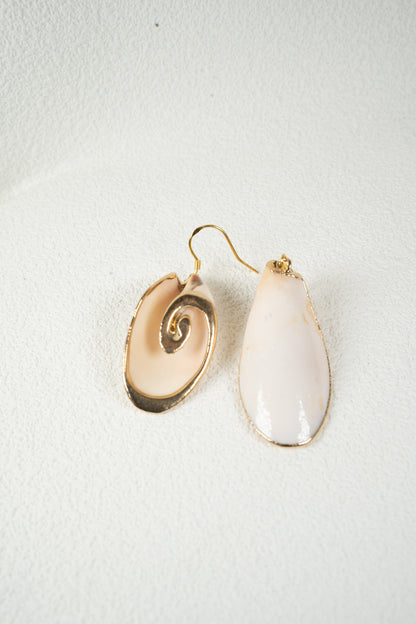 Spiral conch Earring