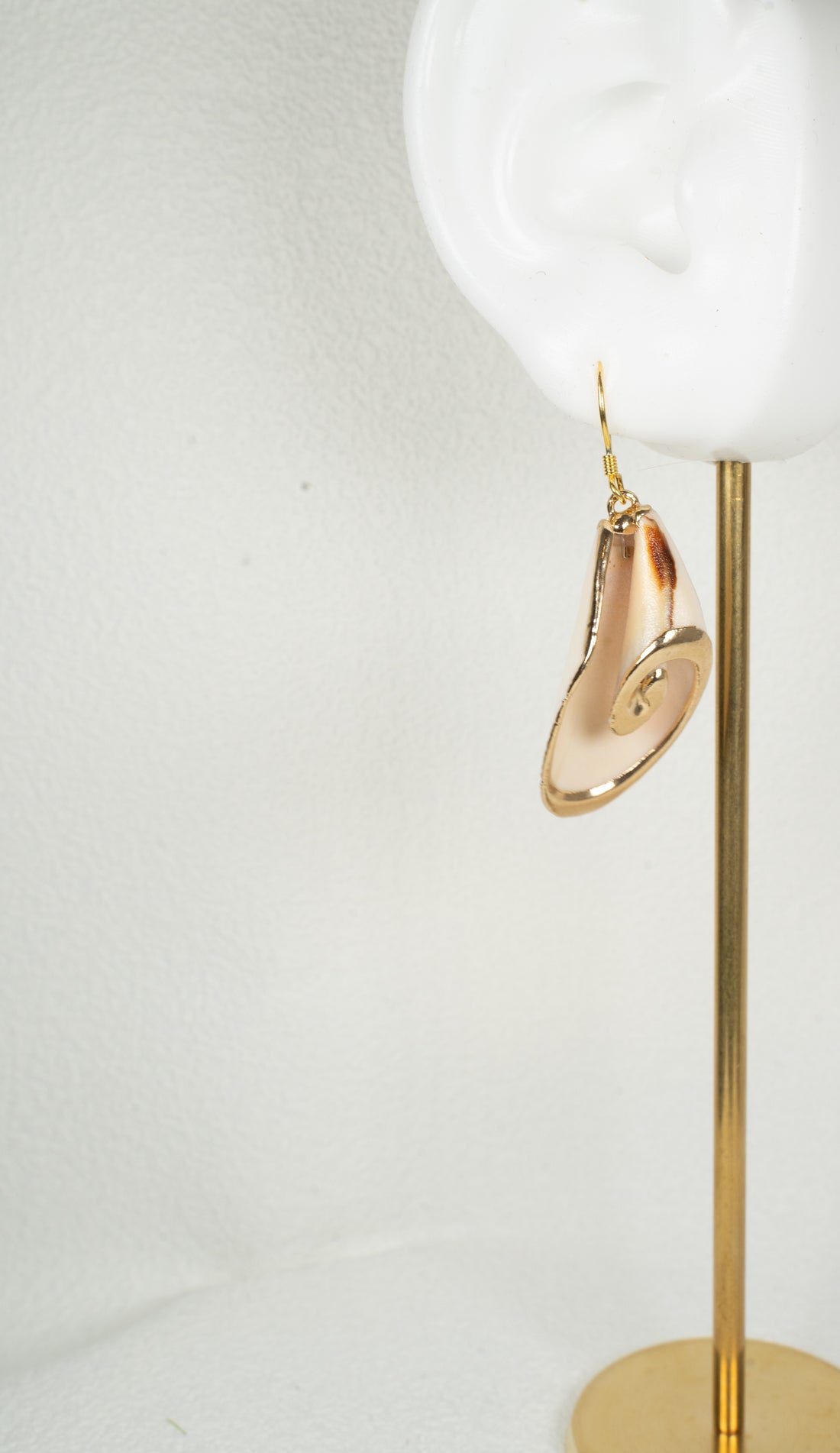 Spiral conch Earring