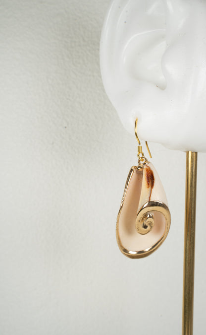 Spiral conch Earring