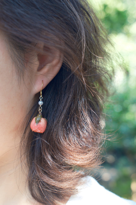 Rose Bible Earring