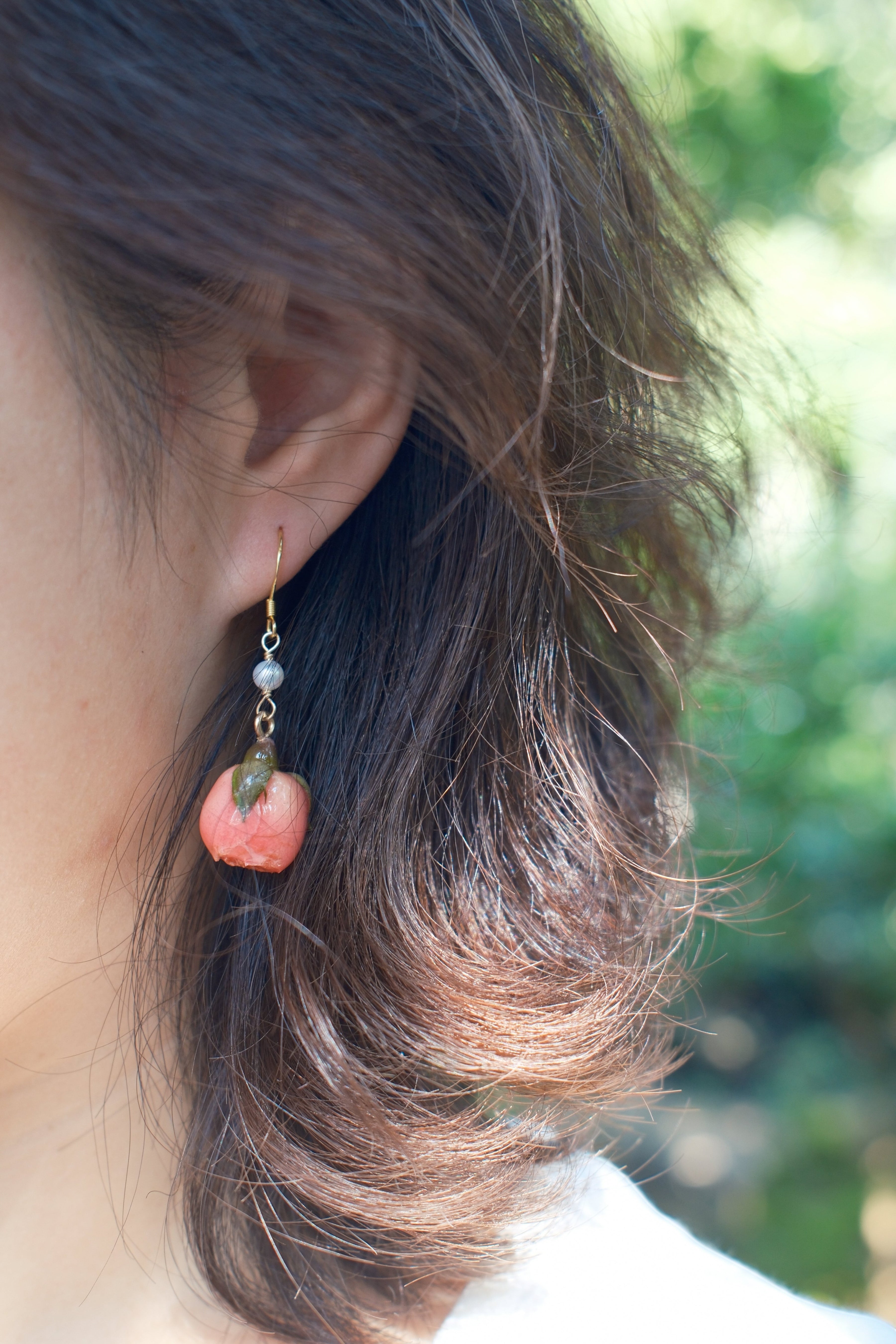 Rose Bible Earring