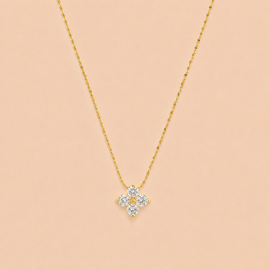 Clover Diamond Necklace