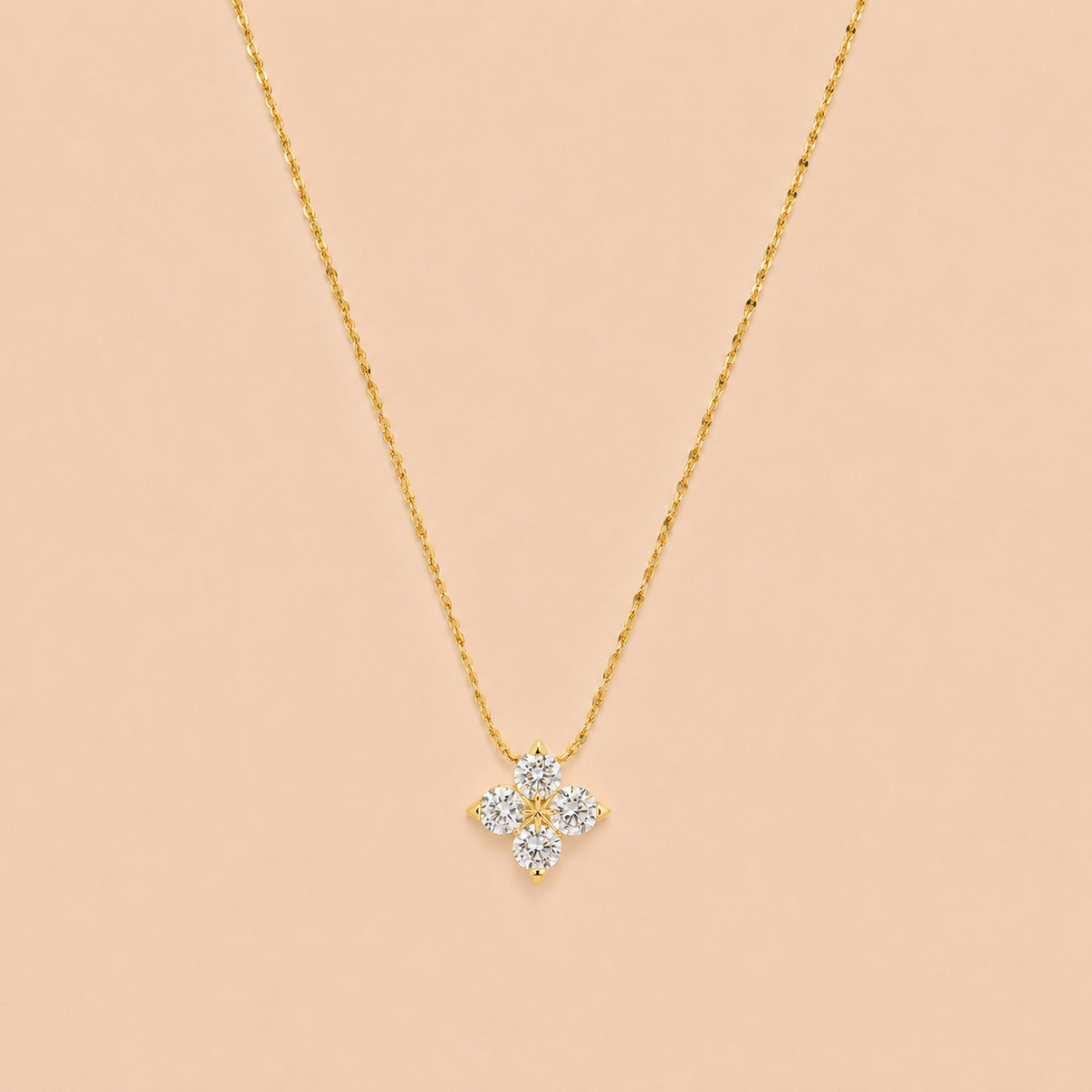 Clover Diamond Necklace