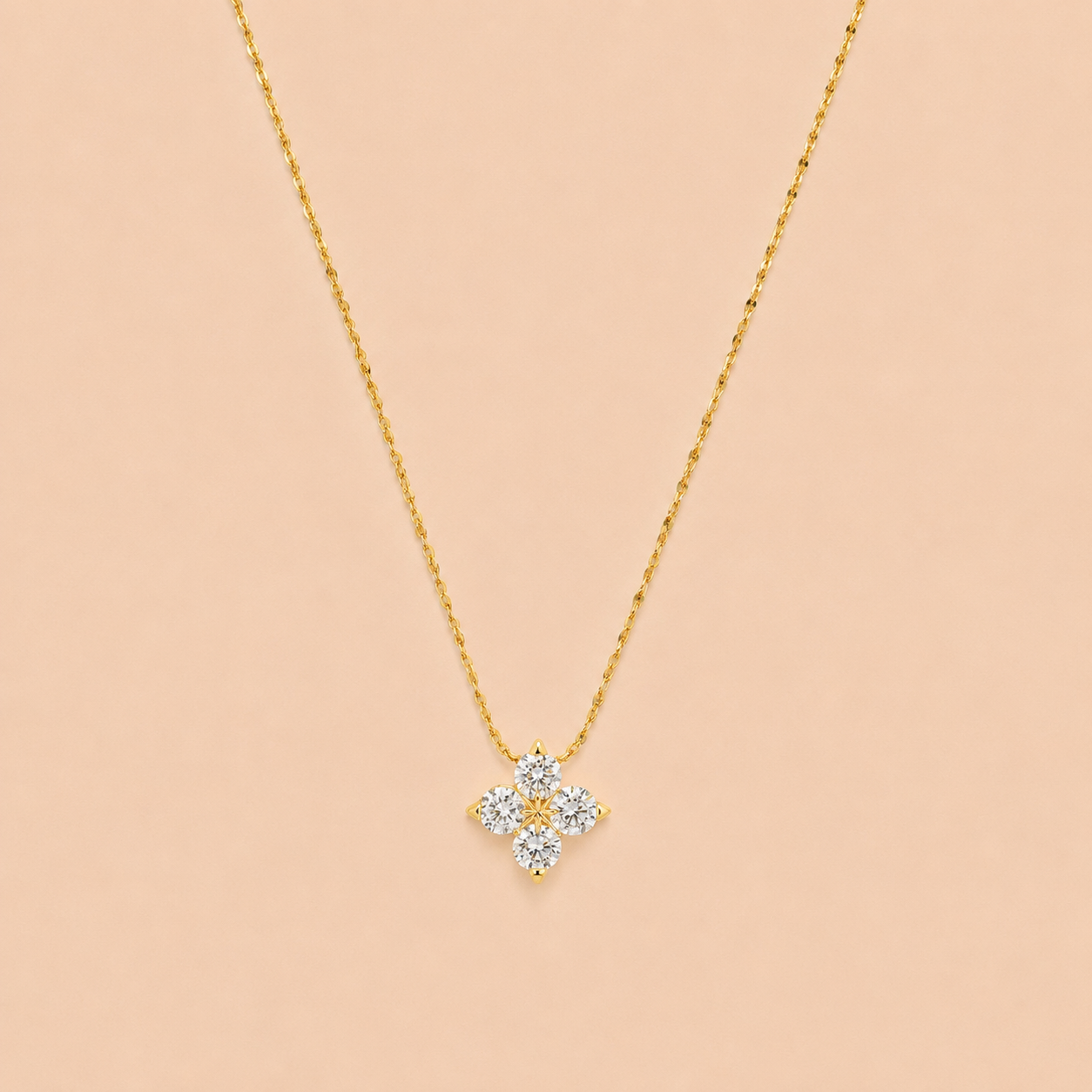 Clover Diamond Necklace