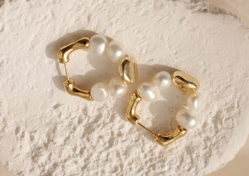 Coffee Beans Earring
