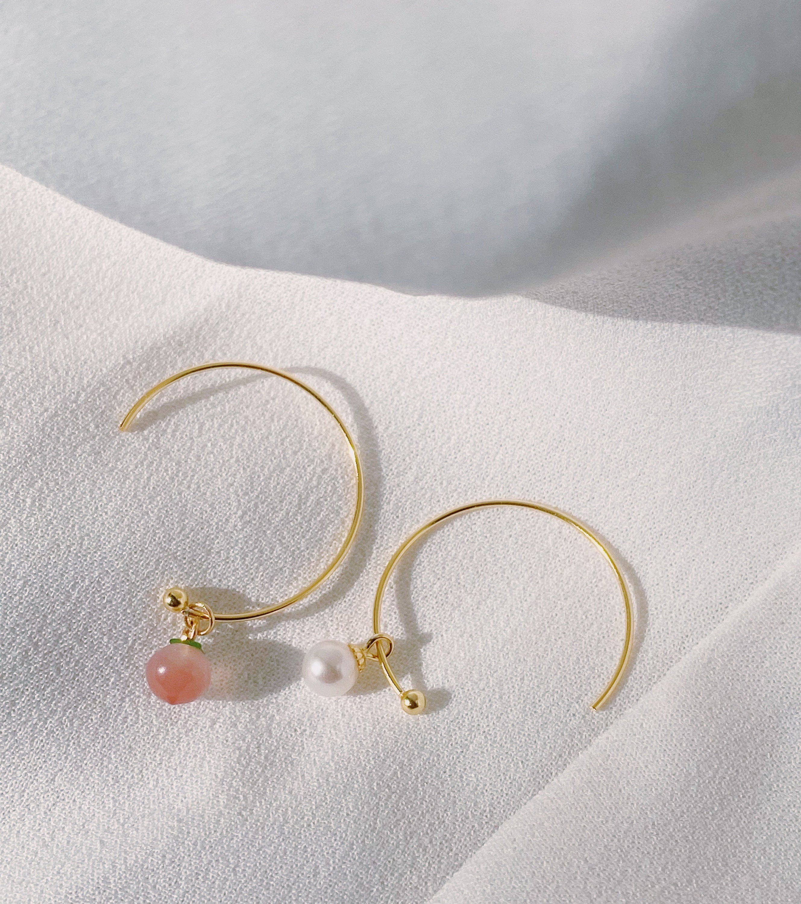 Peachy Peach Earring