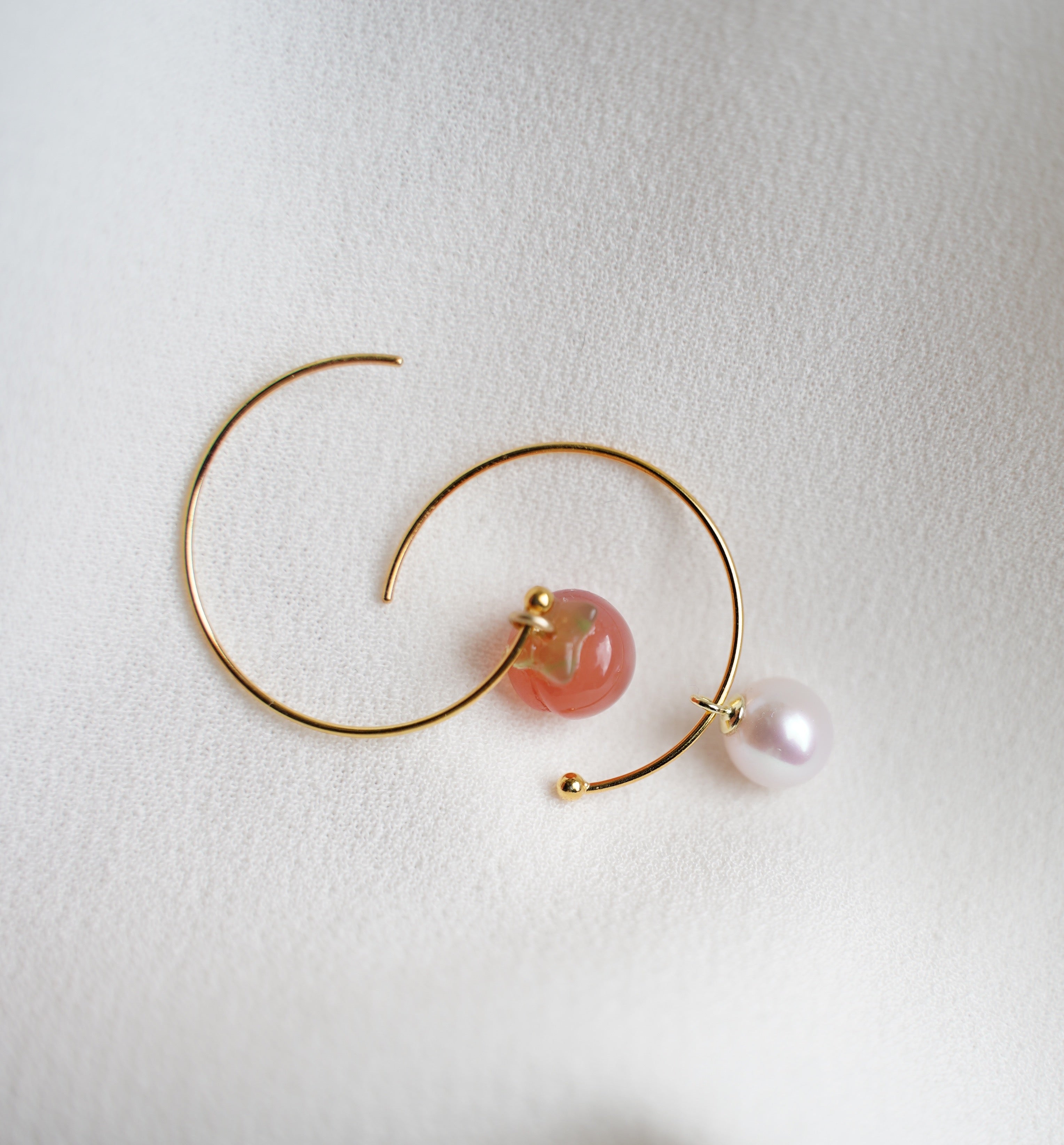 Peachy Peach Earring