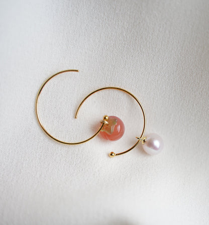 Peachy Peach Earring