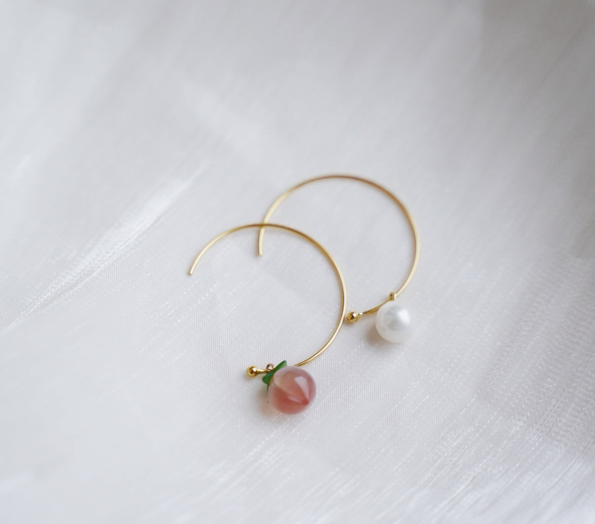 Peachy Peach Earring
