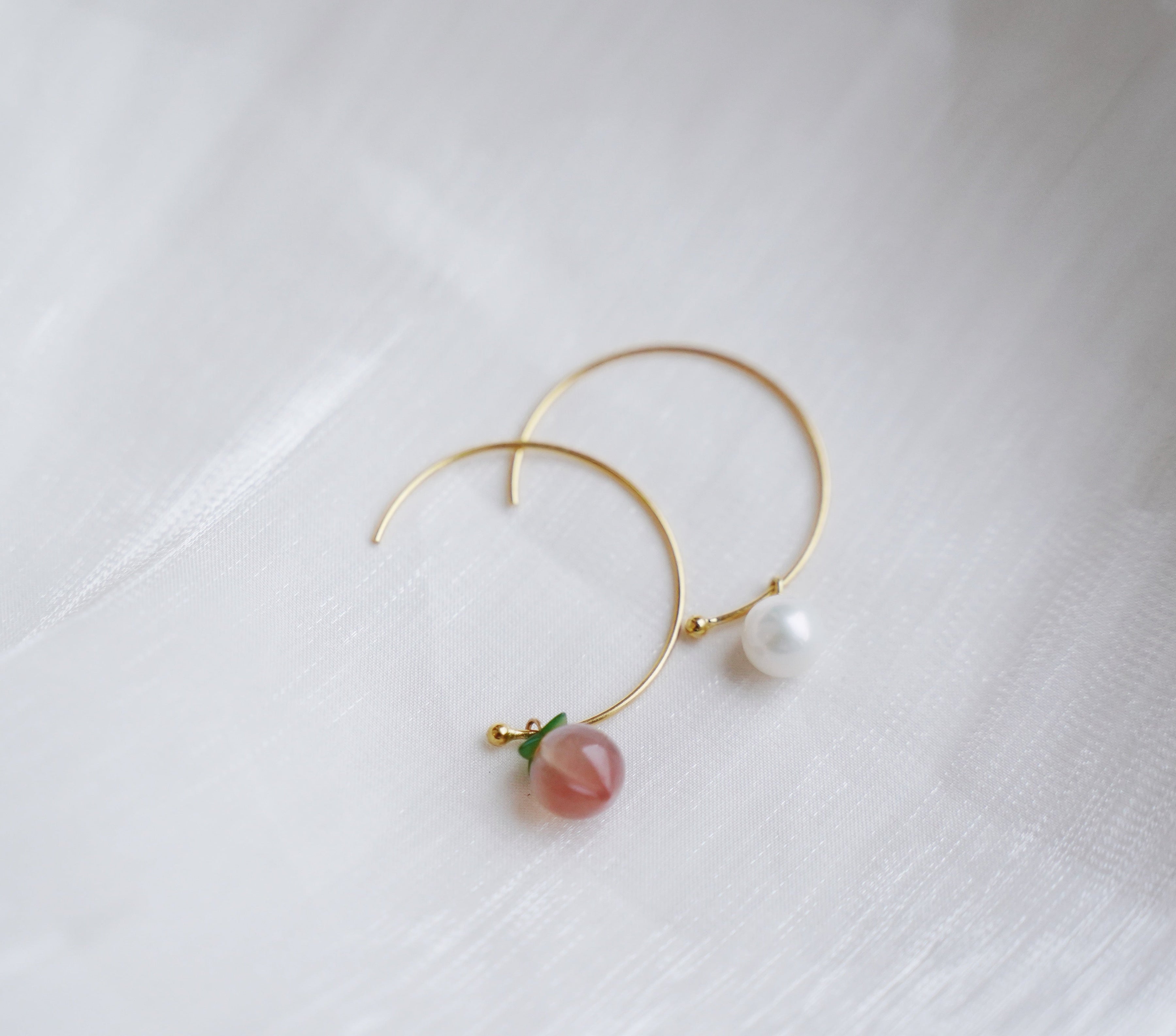 Peachy Peach Earring