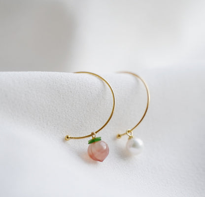 Peachy Peach Earring