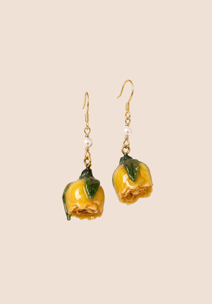 Rose Bible Earring