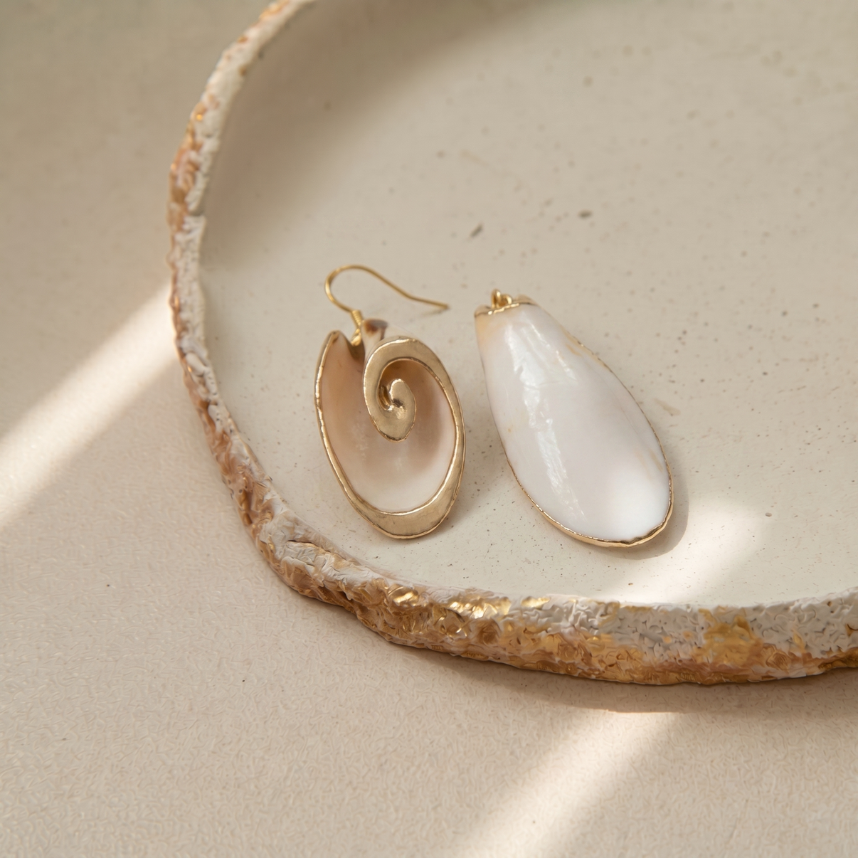 Spiral Conch Earring