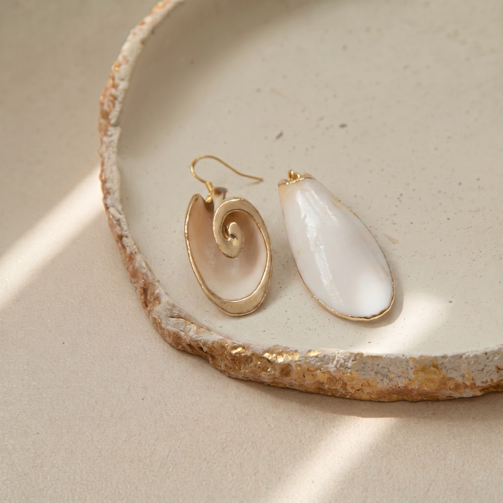 Spiral Conch Earring