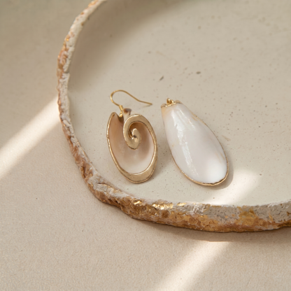 Spiral Conch Earring