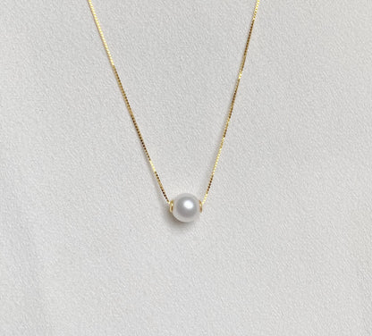 Mia Single Pearl Necklace