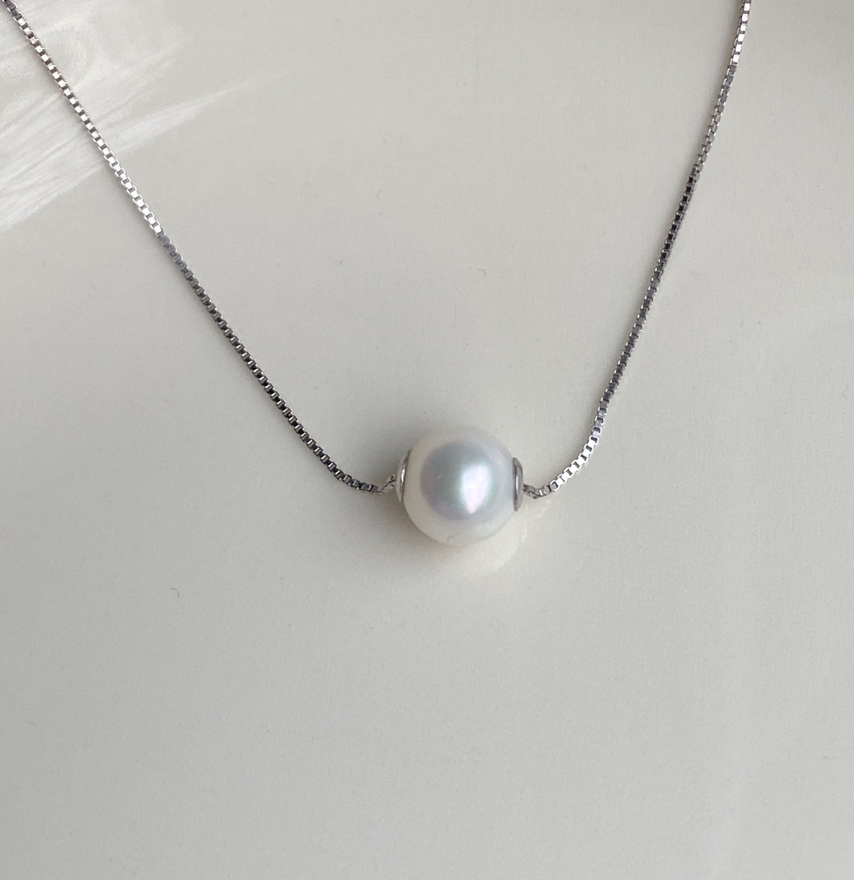 Mia Single Pearl Necklace