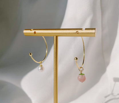 Peachy Peach Earring