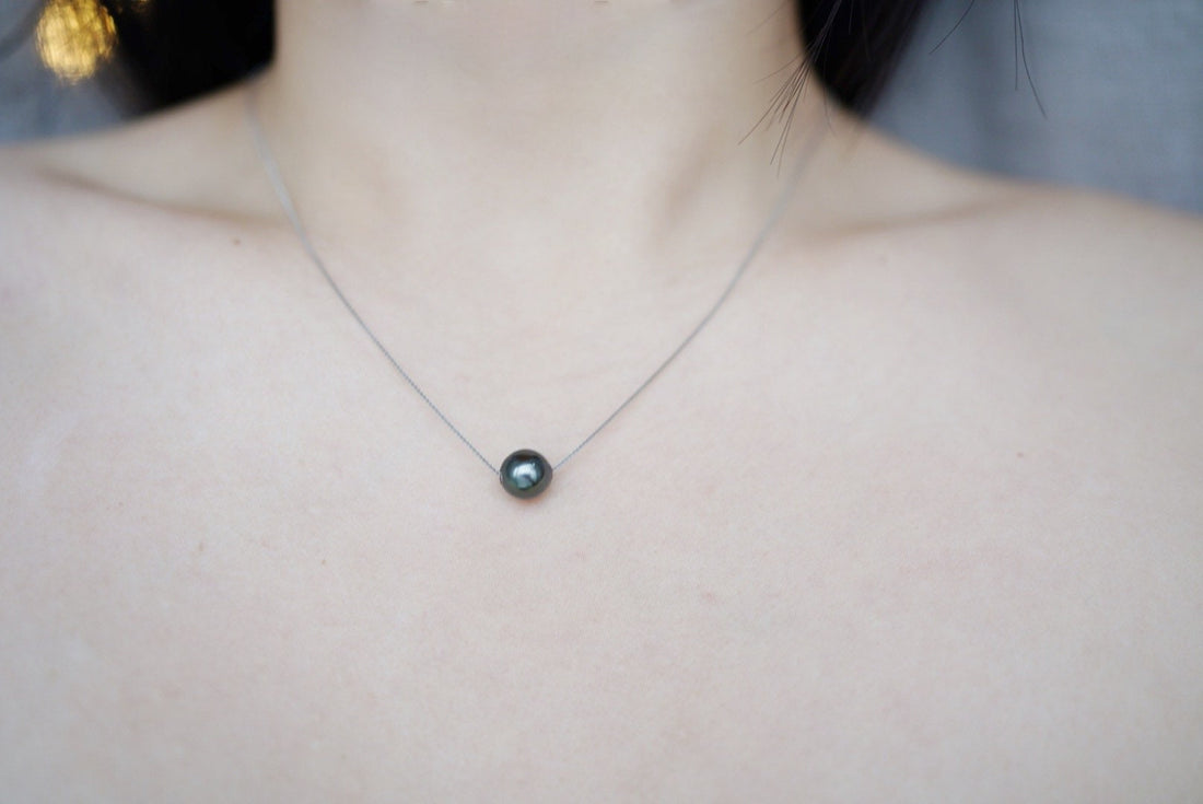 Tahitian pearl - Black Tahitian Calypso Necklace