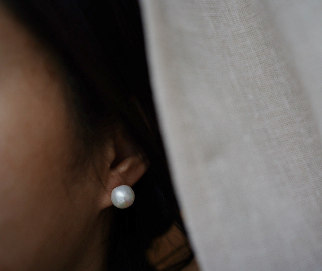 Matte Rainbow Pearl Earrings