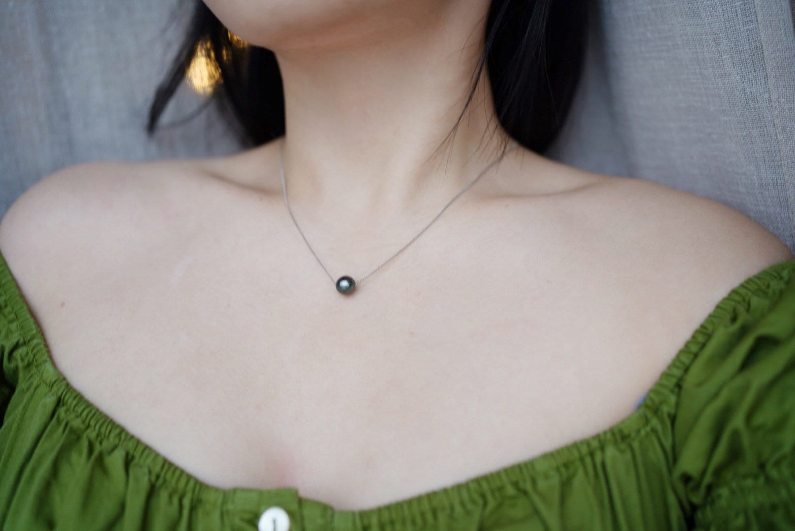 Tahitian pearl - Black Tahitian Calypso Necklace
