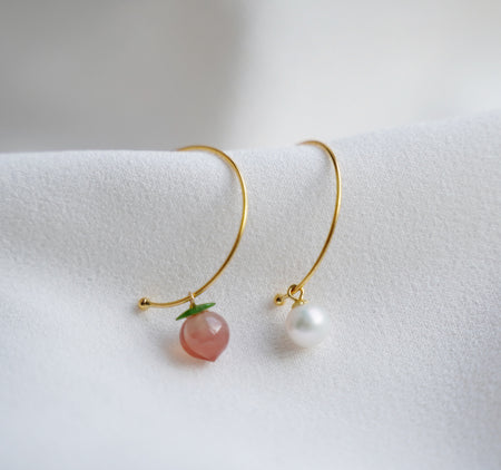 Peachy Peach Earring