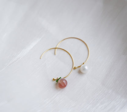 Peachy Peach Earring