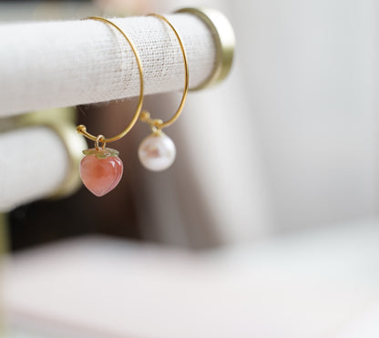 Peachy Peach Earring