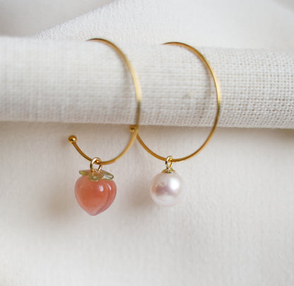 Peachy Peach Earring