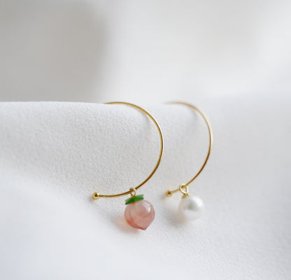 Peachy Peach Earring