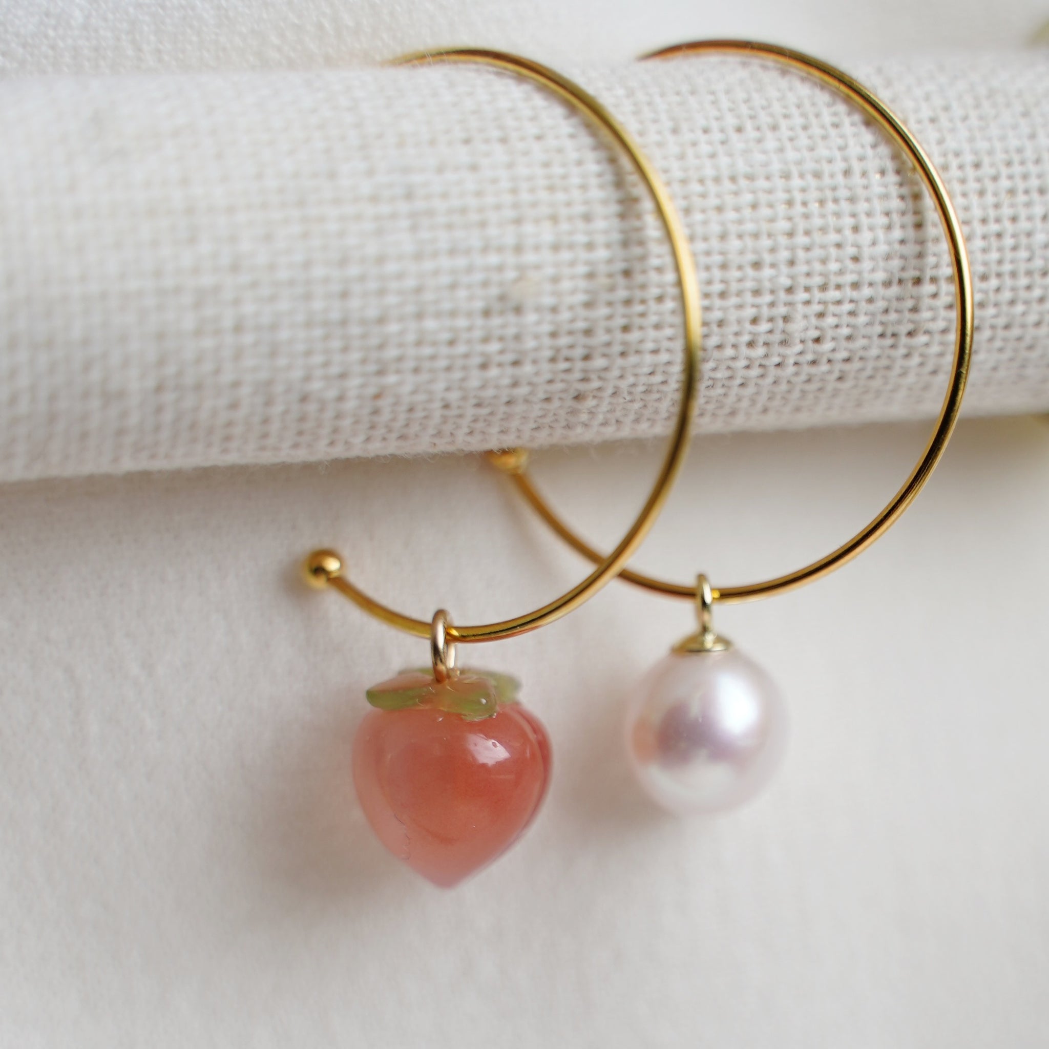 Peachy Peach Earring