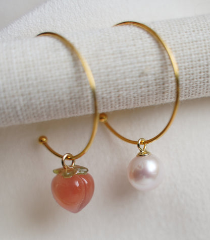 Peachy Peach Earring