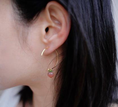 Peachy Peach Earring