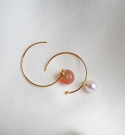 Peachy Peach Earring