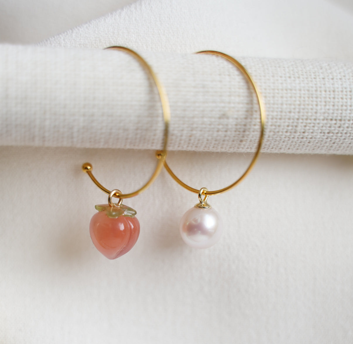 Peachy Peach Earring