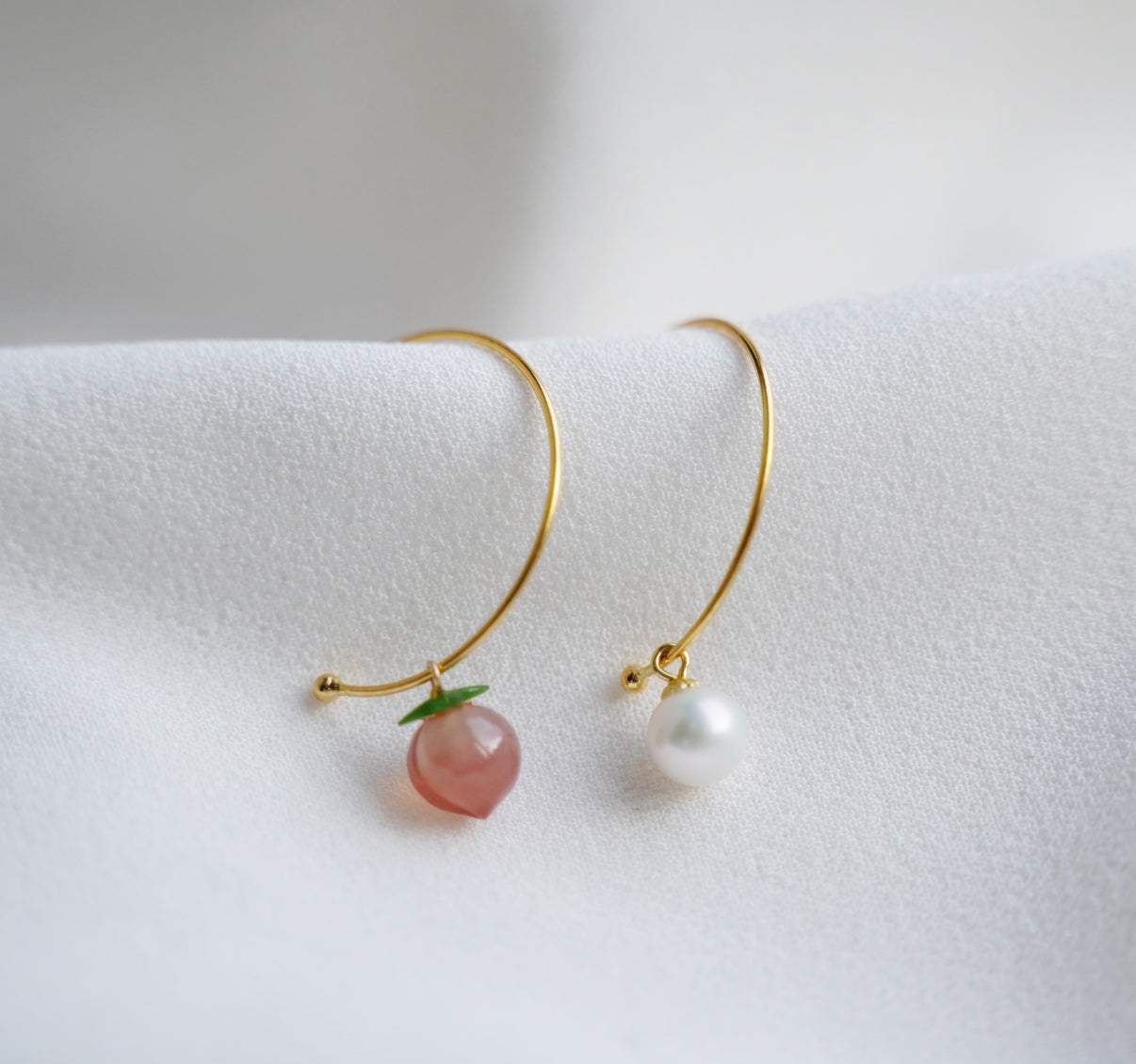 Peachy Peach Earring