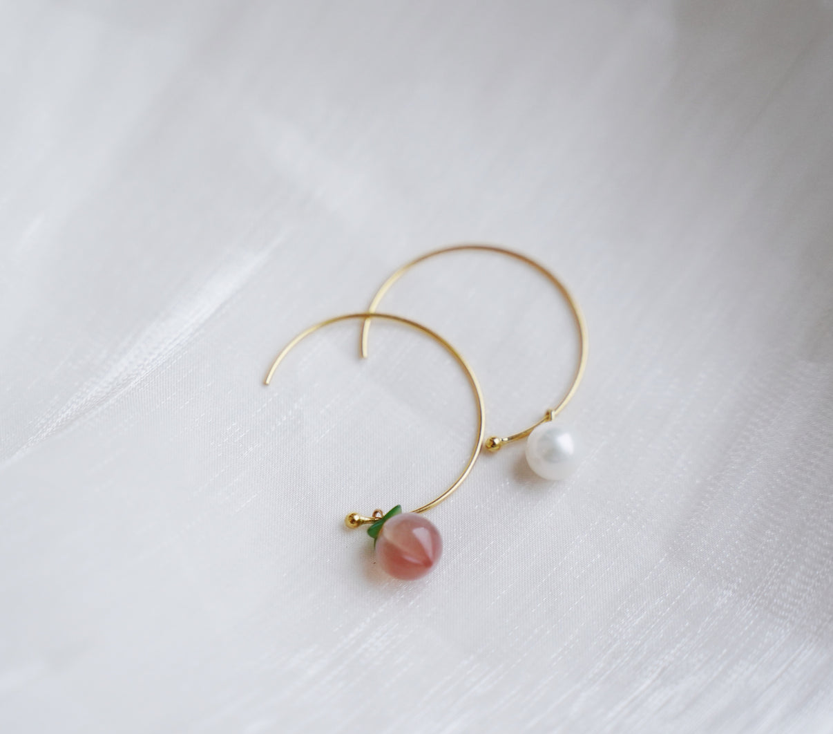 Peachy Peach Earring