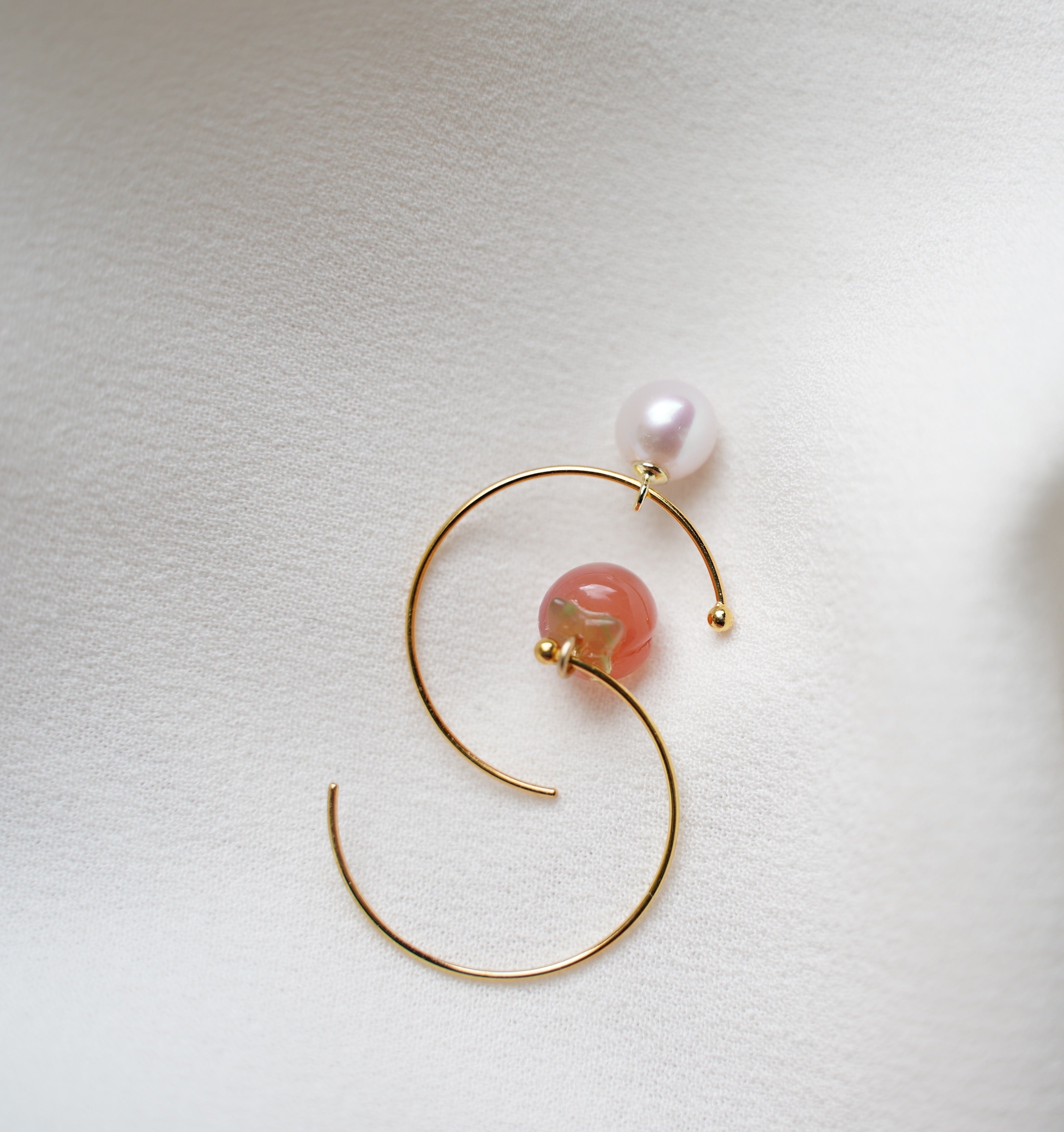 Peachy Peach Earring